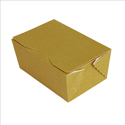 BOÎTES BALLOTÍN 'THEPACK' 375 G 230 G/M2 12,5x8x5,5 CM DORE CARTON ONDULÉ NANO-MICRO (300 UNITÉS)