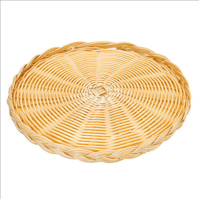 BASES PORTE PIZZA  Ø 24,5x2,5 CM NATUREL PP (48 UNITÉS)