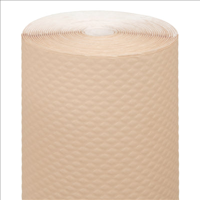 NAPPES EN ROULEAUX  48 G/M2 1,20x100 M NATUREL PAPIER RECYCLÉ (1 UNITÉ)