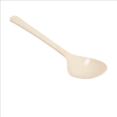 CUILLÈRES 'LUXURY'  20 CM IVOIRE FIBRE DE BOIS (10 UNITÉS)
