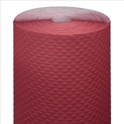 NAPPE EN ROULEAU  48 G/M2 1,20x100 M BORDEAUX CELLULOSE (4 UNITÉS)