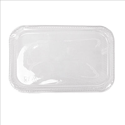 COUVERCLES POUR RÉFÉRENCE 267.84  23,9x15,1x2,5CM TRANSPARENT PET (50 UNITÉS)