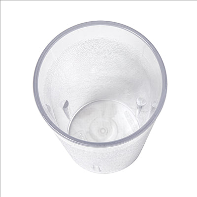 GOBELETS EMPILABLES 230 ML Ø 6,7/5,1x10,2 CM TRANSPARENT POLYCARBONATE (36 UNITÉS)