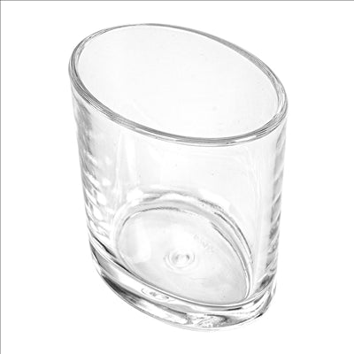 GOBELETS OVALES 95 ML 6,6/6,2x4,7x6,5 CM TRANSPARENT POLYCARBONATE (6 UNITÉS)