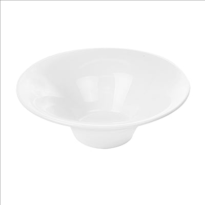 BOLS STRIÉS 500 ML Ø 20,4x7,3 CM BLANC PORCELAINE (4 UNITÉS)