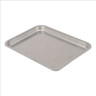 PLATEAUX RECTANGULAIRES 'ARTINOX' 200 ML 19x14x1,3 CM ARGENTE INOX (10 UNITÉS)