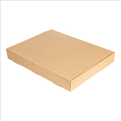 PLATEAUX MODULABLES 'THEPACK' 330 G/M2 40x30x5 CM NATUREL CARTON ONDULÉ MICROCANAL (100 UNITÉS)