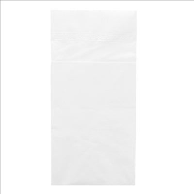 SERVIETTES KANGOUROU ECOLABEL 2 PLIS  18 G/M2 40x40 CM BLANC OUATE (1000 UNITÉS)