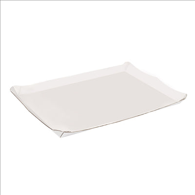 PLATEAUX SELF-SERVICE MICRO-CANNEL  24x31 CM BLANC MICROCANAL (50 UNITÉS)