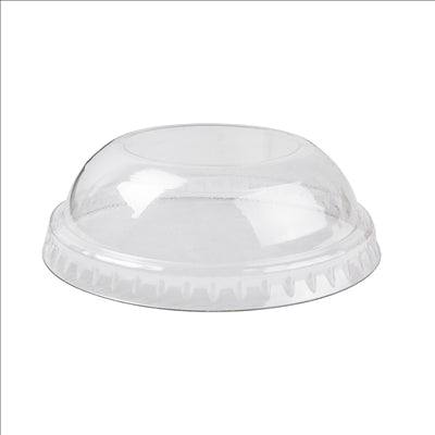 COUVERCLES COUPOLE POUR RÉCIPIENTS 230.27/222.89/217.58  Ø 7,7 CM TRANSPARENT PET (2000 UNITÉS)