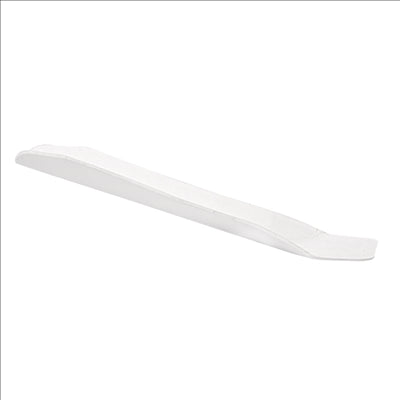 PETITES CUILLÈRES POUR GLACES 'PAPER SPOON' 590 G/M2 9,4 CM BLANC CARTON (450 UNITÉS)