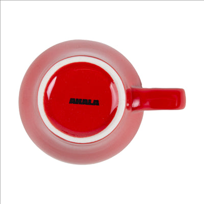 TASSES CAFÉ 'AKALA' 160 ML Ø8/4,6x7,6 CM ROUGE/BLANC PORCELAINE (6 UNITÉS)