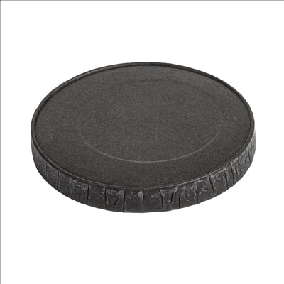 COUVERCLES POUR PETITS POTS  230 + 18 PE G/M2 Ø6,2 CM NOIR CARTON (1000 UNITÉS)