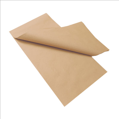 NAPPES PLIAGE M  48 G/M2 80x80 CM NATUREL PAPIER RECYCLÉ (200 UNITÉS)