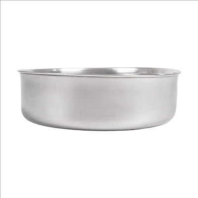 BOL AVEC COUVERCLE 'ARTINOX' 1080 ML Ø18x5,5 CM ARGENTE INOX + LDPE (24 UNITÉS)