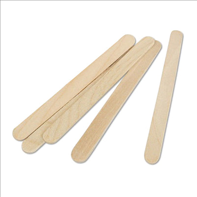 BÂTONNETS À GLACE  11,4x1x0,2 CM NATUREL BOIS (10000 UNITÉS)