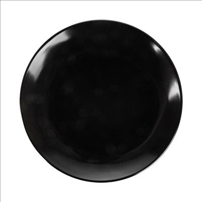 ASSIETTES 'ASAMI WARE'  Ø 23 CM NOIR MÉLAMINE (12 UNITÉS)