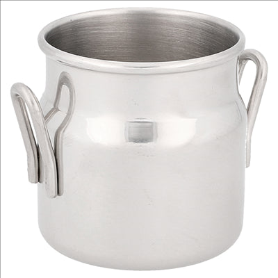 MINI POTS À LAIT 'ARTINOX' 90 ML Ø 4,5x5 CM ARGENTE INOX (12 UNITÉS)