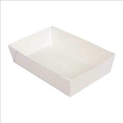 BOÎTES 'THEPACK' 230 + 12PP G/M2 22x15x5 CM BLANC CARTON ONDULÉ NANO-MICRO (200 UNITÉS)
