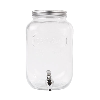 DISTRIBUTEUR DE BOISSONS 'WAKI GLASS' 8 L Ø 19,5x31 CM TRANSPARENT VERRE (1 UNITÉ)