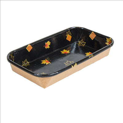 RÉCIPIENTS POUR "SUSHI"  20PE + 280 +16PE G/M2 16x9,1x2,4 CM NOIR KRAFT (800 UNITÉS)