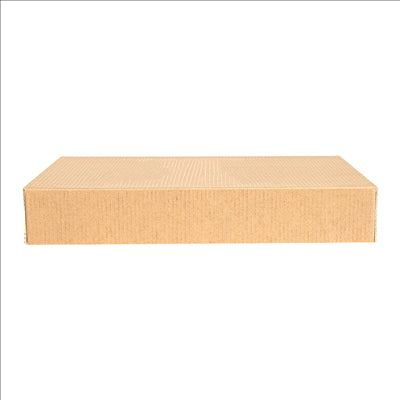 COUVERCLES SANS FENÊTRE POUR BOÎTES 254.78 'THEPACK' 240 G/M2 11x15x2 CM NATUREL CARTON ONDULÉ NANO-MICRO (200 UNITÉS)