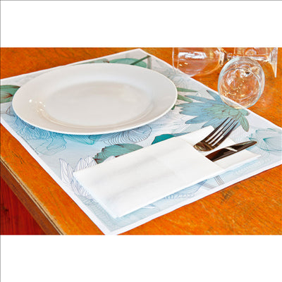 SETS DE TABLE OFFSET 'LOTUS' 70 G/M2 31x43 CM QUADRICHROMIE PAPIER (2000 UNITÉS)