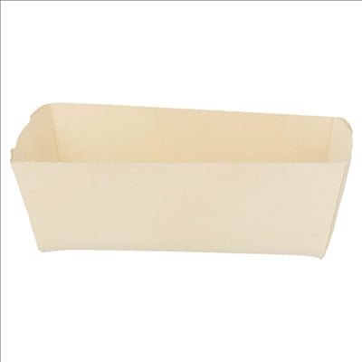 BARQUETTES RECTANGULAIRES  12x6,2x4 CM NATUREL BOIS (500 UNITÉS)