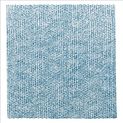 SERVIETTES P. 1/4 'LIKE LINEN - KEIKO' 70 G/M2 40x40 CM BLEU INDIGO SPUNLACE (600 UNITÉS)