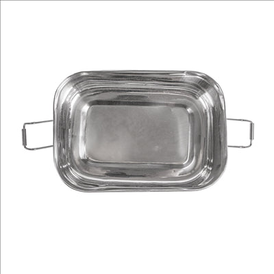 RÉCIPIENT AVEC COUVERCLE 'ARTINOX' 750 ML 16x10,5x5 CM ARGENTE INOX (12 UNITÉS)