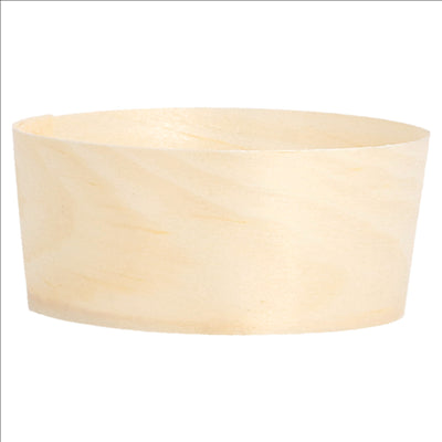 POTS EN FEUILLE DE PEUPLIER  Ø 5,5x2,2 CM NATUREL BOIS (100 UNITÉS)