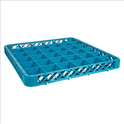 SUPPLÉMENT CASIER DE 36 COMPARTIMENTS  50x50x4,5 CM BLEU PP (1 UNITÉ)