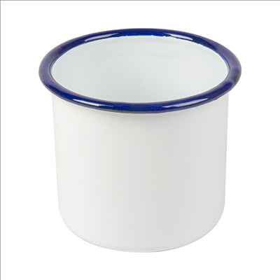 BOLS 'ENAMELWARE' 350 ML Ø 8x8 CM BLANC ACIER ÉMAILLÉ (6 UNITÉS)