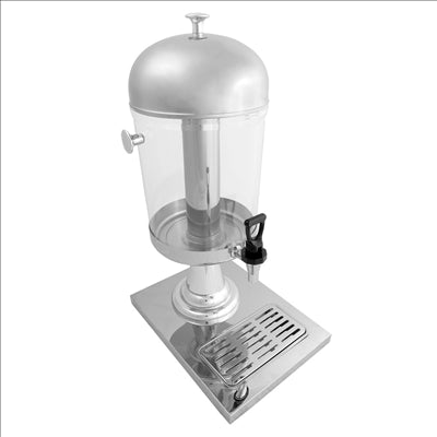 DISTRIBUTEUR DE JUS 8 L 35x26x58,5 CM ARGENTE INOX (1 UNITÉ)