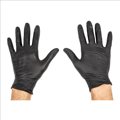 GANTS  SIZE: L NOIR NITRILE (100 UNITÉS)