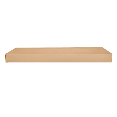 COUVERCLES SANS FENÊTRE POUR BOÎTES 254.66 'THEPACK' 240 G/M2 11x30x2 CM NATUREL CARTON ONDULÉ NANO-MICRO (200 UNITÉS)