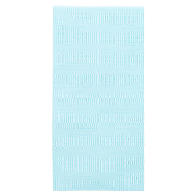 SERVIETTES PLI. 1/8 'LIKE LINEN' 70 G/M2 40x40 CM TURQUOISE SPUNLACE (600 UNITÉS)