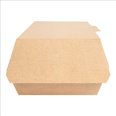 BOÎTES "LUNCH BOX" 'THEPACK' 220 G/M2 22x13x7,5 CM NATUREL CARTON ONDULÉ NANO-MICRO (300 UNITÉS)