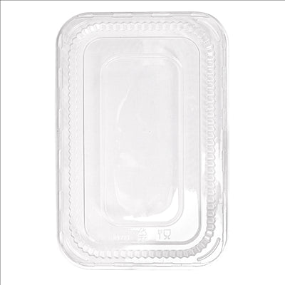 COUVERCLES POUR RÉFÉRENCE 267.79  22,2x15x2,8 CM TRANSPARENT PET (50 UNITÉS)