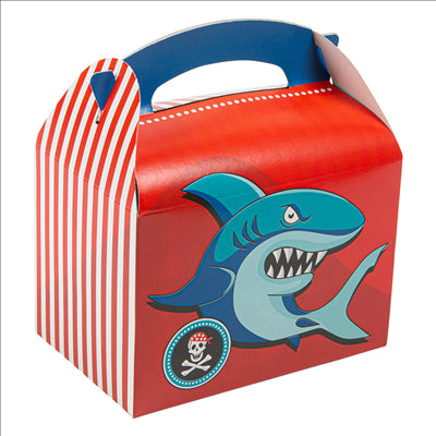 BOÎTES MENU ENFANT "PIRATE"  320 G/M2 15,50x10,50x17,50 CM QUADRICHROMIE CARTON (300 UNITÉS)