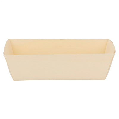 BARQUETTES RECTANGULAIRES  10x4,5x3 CM NATUREL BOIS (500 UNITÉS)