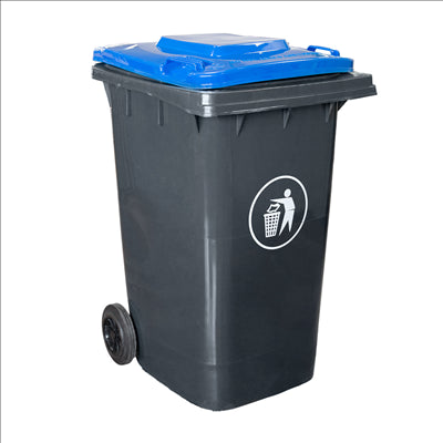 COUVERCLE POUR CONTENEUR 240L  71x56x7,4 CM BLEU HDPE (1 UNITÉ)