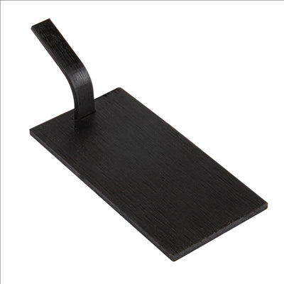 MINI PELLES POUR SNACKS  10x5 CM NOIR BAMBOU (100 UNITÉS)