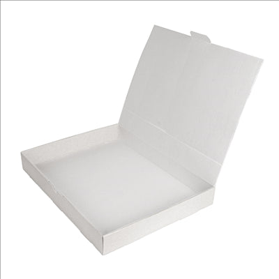 PLATEAUX MODULABLES 'THEPACK' 330 G/M2 40x30x5 CM BLANC CARTON ONDULÉ MICROCANAL (100 UNITÉS)