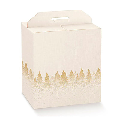 30 U. BOÎTES BOUTEILLES/AUTRES "WHITE FOREST"  33x25x35 CM BLANC CARTON (1 UNITÉ)