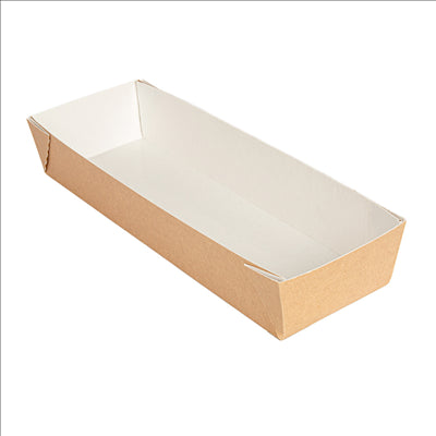 BOÎTES 'THEPACK' 220 + 12PP G/M2 11x30x5 CM NATUREL CARTON ONDULÉ NANO-MICRO (200 UNITÉS)