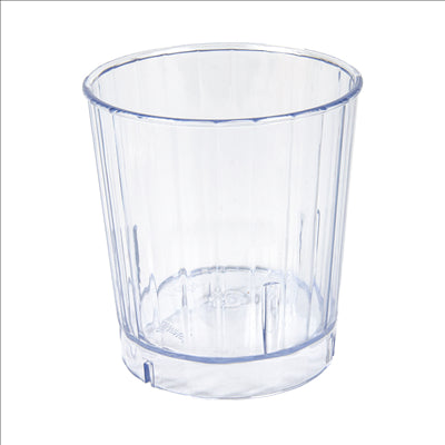 GOBELETS 355 ML Ø 8,6/7,3x9,5 CM TRANSPARENT SAN (72 UNITÉS)