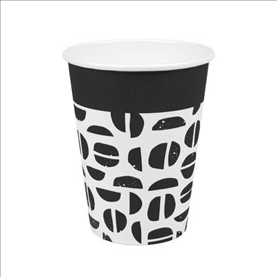 GOBELETS BOISSONS CHAUDES 1 PAROI 'JAVA' 360 ML 300 + 18 PE G/M2 Ø9/6x11 CM BLANC CARTON (900 UNITÉS)