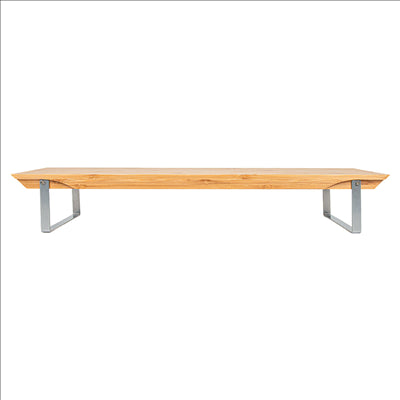 PLATEAU AVEC SUPPORT  54x19x8 CM NATUREL BAMBOU (1 UNITÉ)