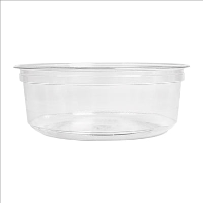 POTS TRAITEUR 250 ML Ø11,7x4,5 CM TRANSPARENT RPET (576 UNITÉS)